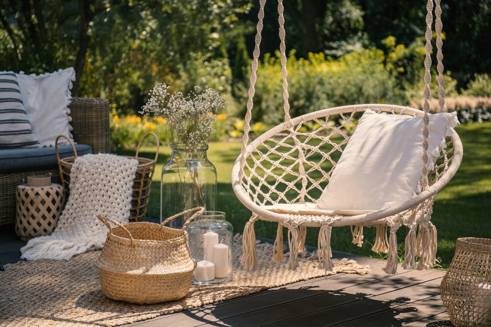 outdoor swing chair