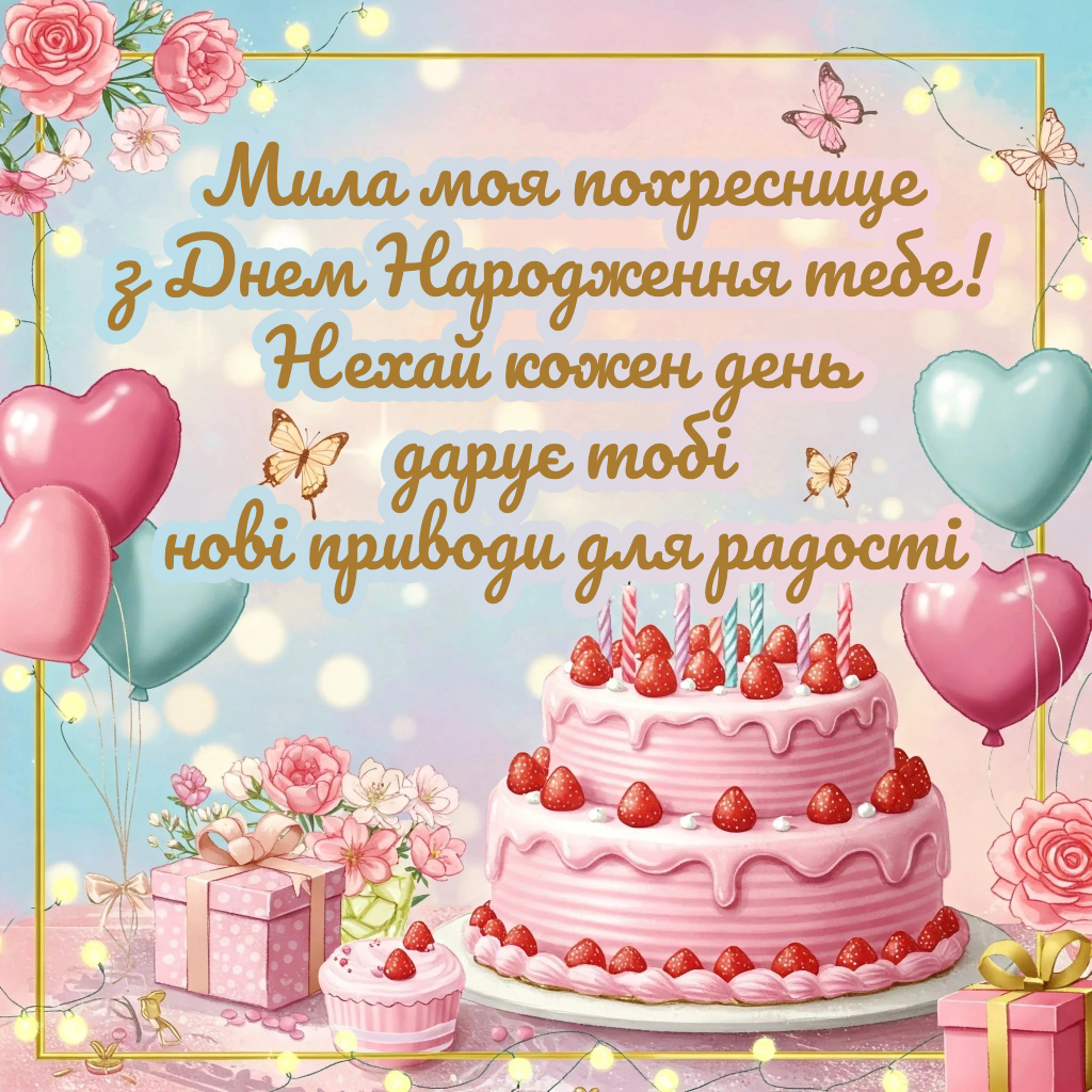 Що написати з днем народження похресниці своїми словами? Ідеї та поради